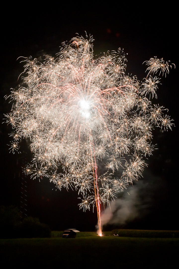 Feuerwerk beim Volksfest Feldkirchen