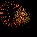 Feuerwerk beim Volksfest in Heilbronn