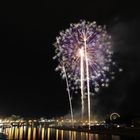 Feuerwerk-Blume zum Stadtfest Dresden 2013