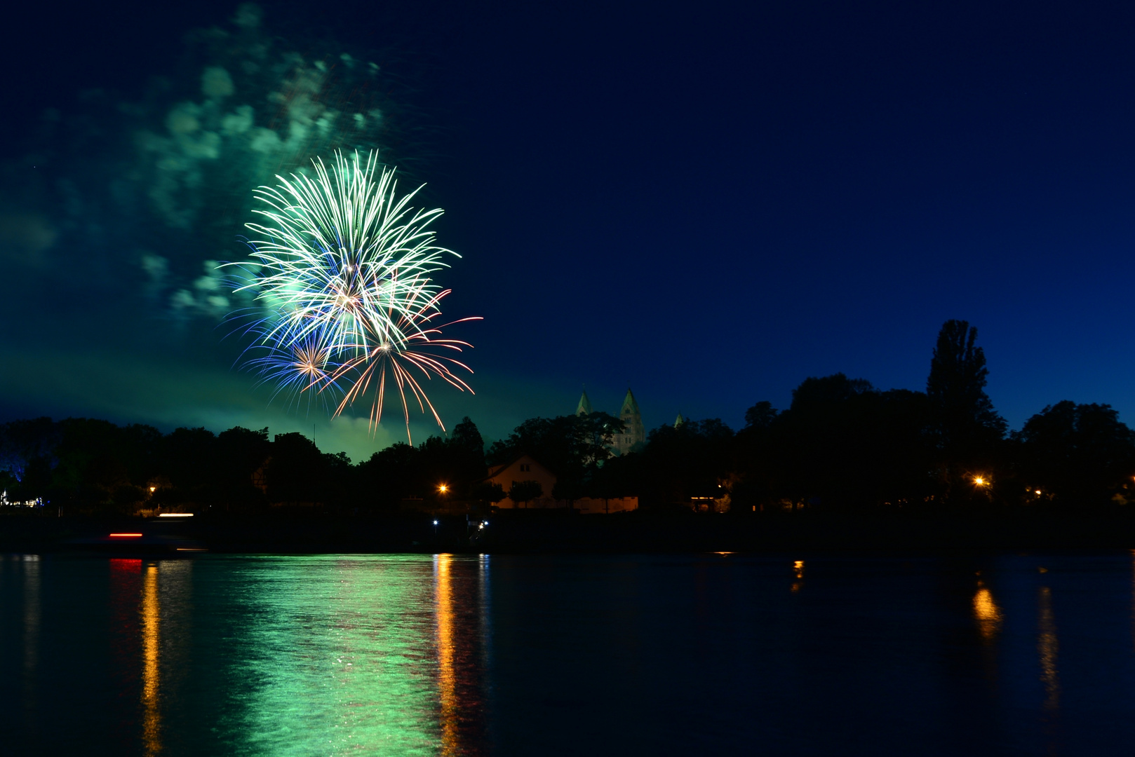 Feuerwerk Brezelfest Speyer 2022