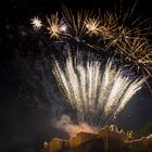 Feuerwerk-Burg Giebichenstein