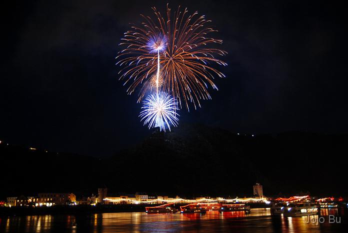 Feuerwerk Burg Katz