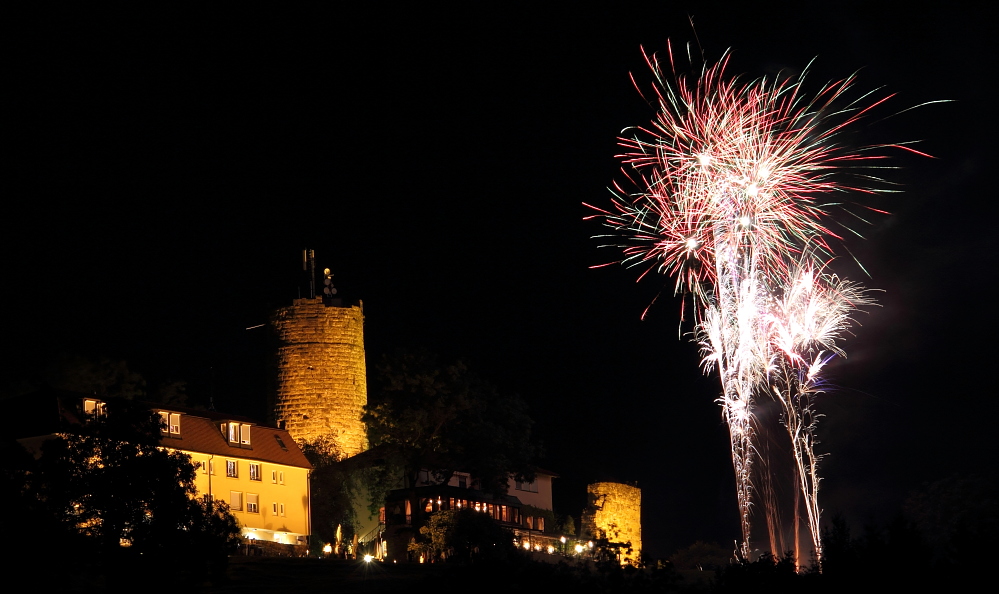 Feuerwerk @ Burghotel Staufeneck