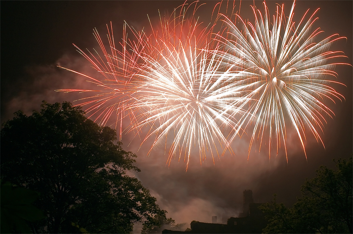 Feuerwerk Burgturnier