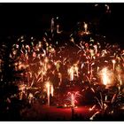 Feuerwerk-Collage aus 11 Einzelbildern