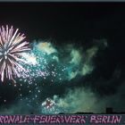 Feuerwerk der Pyronale in Berlin vom Teufelsberg aus