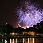 Feuerwerk EPCOT-Center vom Caribbean Beach Hotel aus