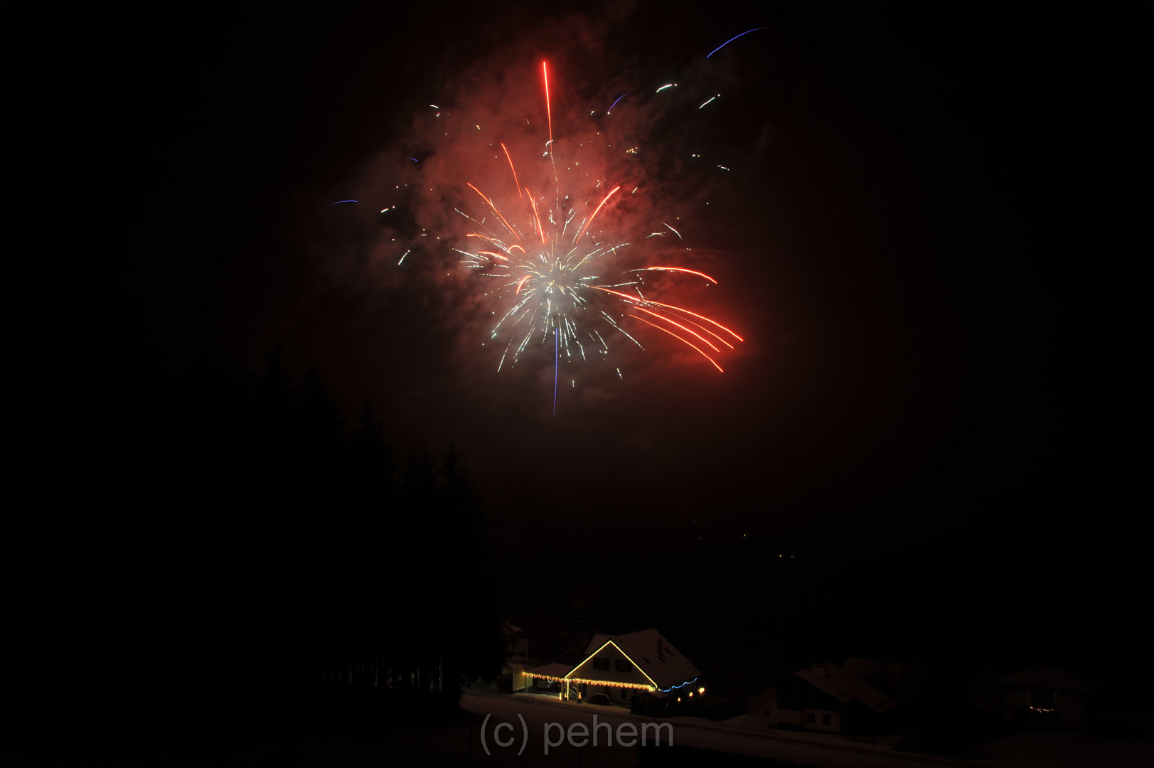 Feuerwerk Erster Versuch