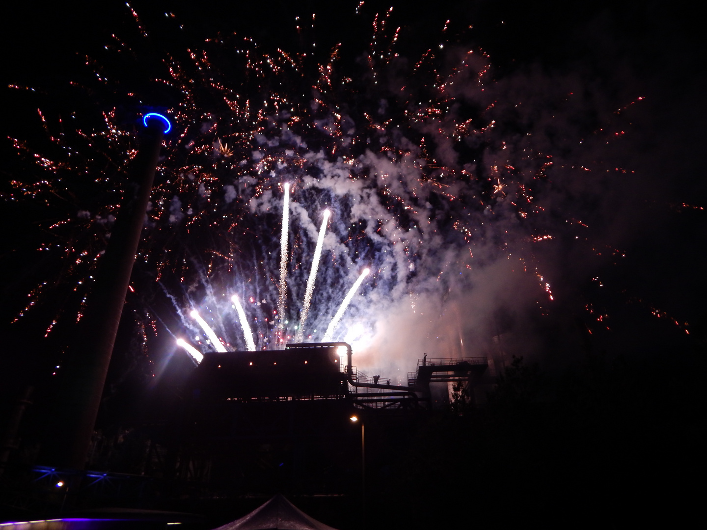 Feuerwerk Extraschicht 2016 Landschaftspark Duisburg