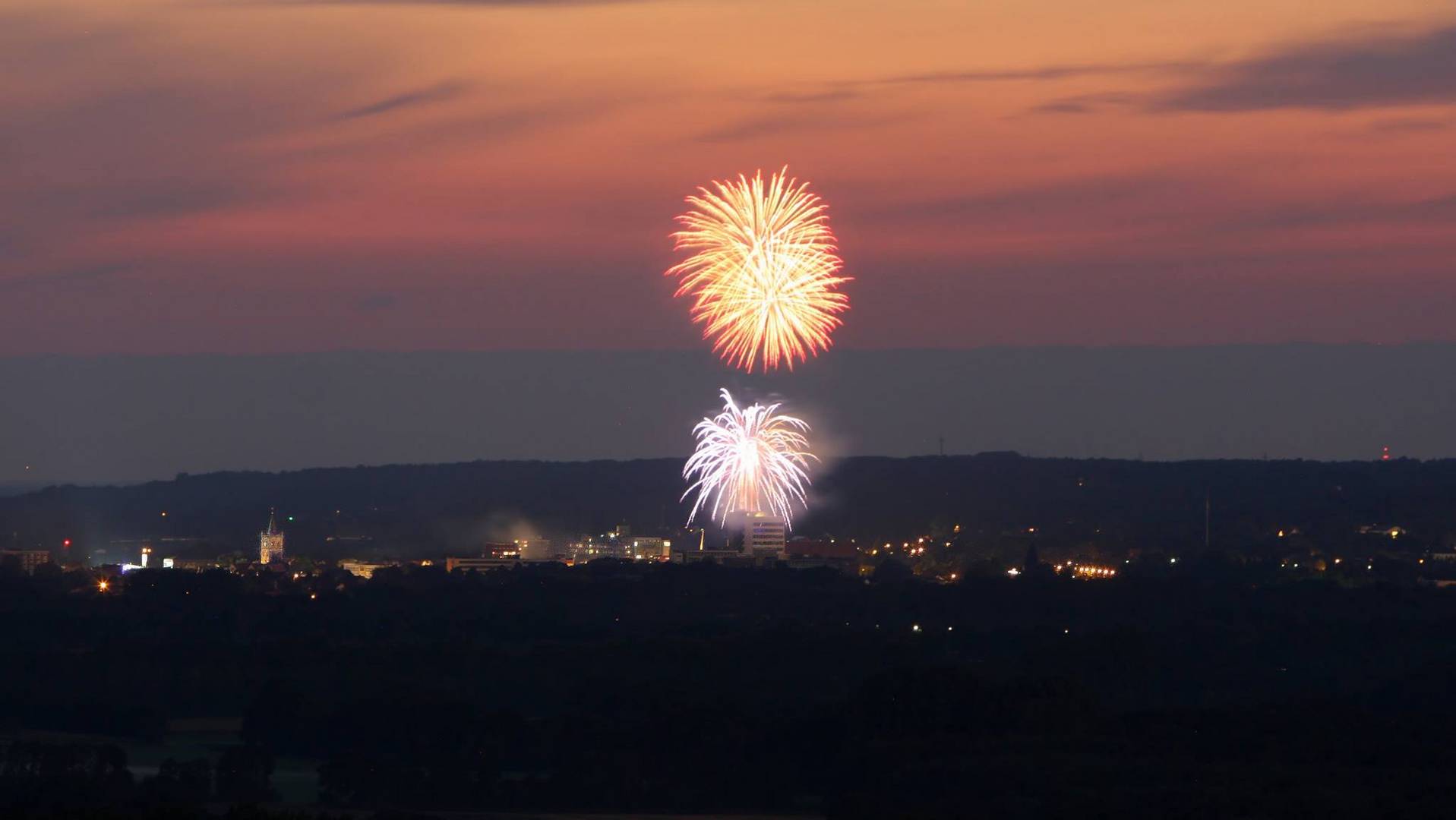 Feuerwerk...