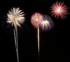 Feuerwerk Frühlingsfest Weiden