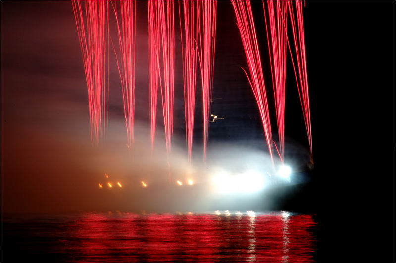 Feuerwerk gerade eben in Langenargen am Bodensee 2