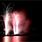 Feuerwerk gerade eben in Langenargen am Bodensee