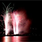 Feuerwerk gerade eben in Langenargen am Bodensee