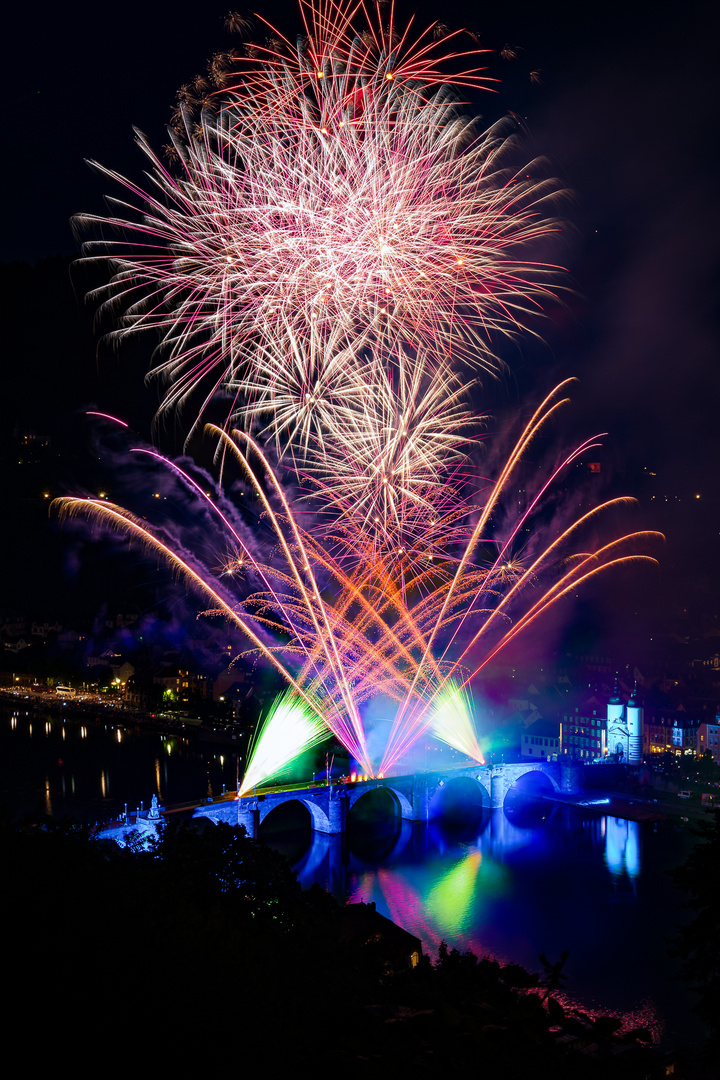 Feuerwerk Heidelberger Schlossbeleuchtung