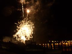 feuerwerk im hafen