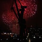 Feuerwerk im Hafen von Göteborg