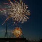 Feuerwerk im Hafen von Paimpol 