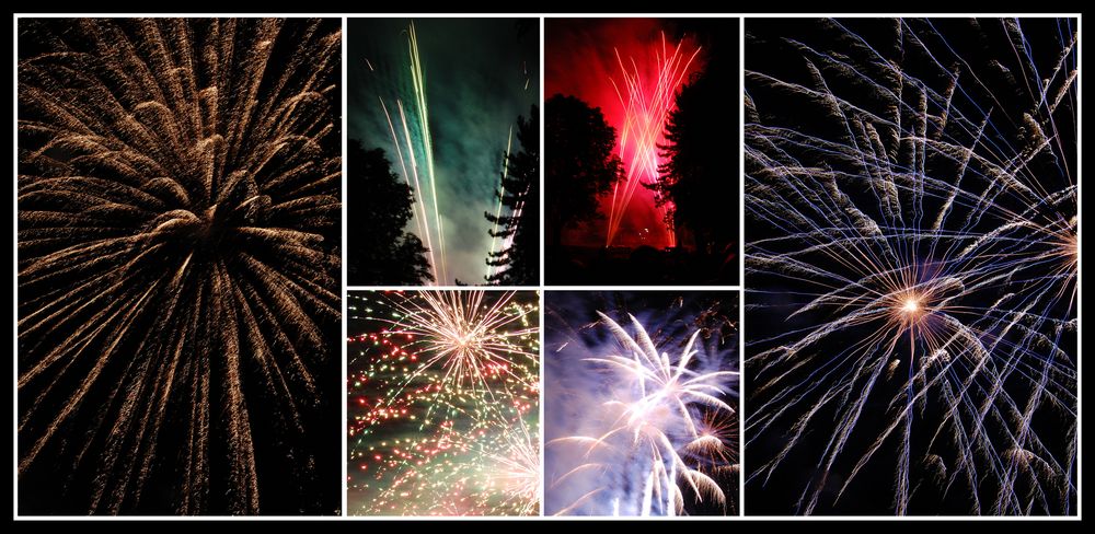 Feuerwerk im Hallohpark