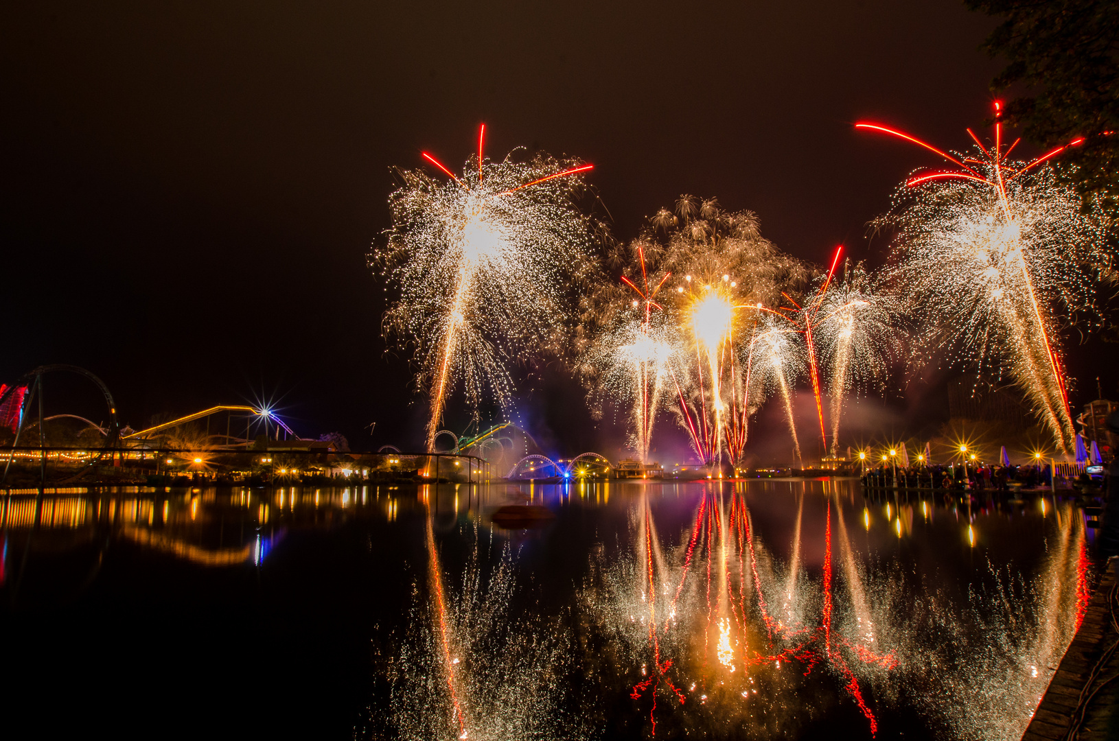 Feuerwerk im Heide Park