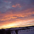 Feuerwerk im Himmel bei Minus 19 Grad