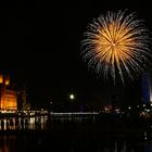 Feuerwerk im Innenhafen Duisburg