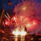 Feuerwerk im Landschaftspark zur Extraschicht 2012