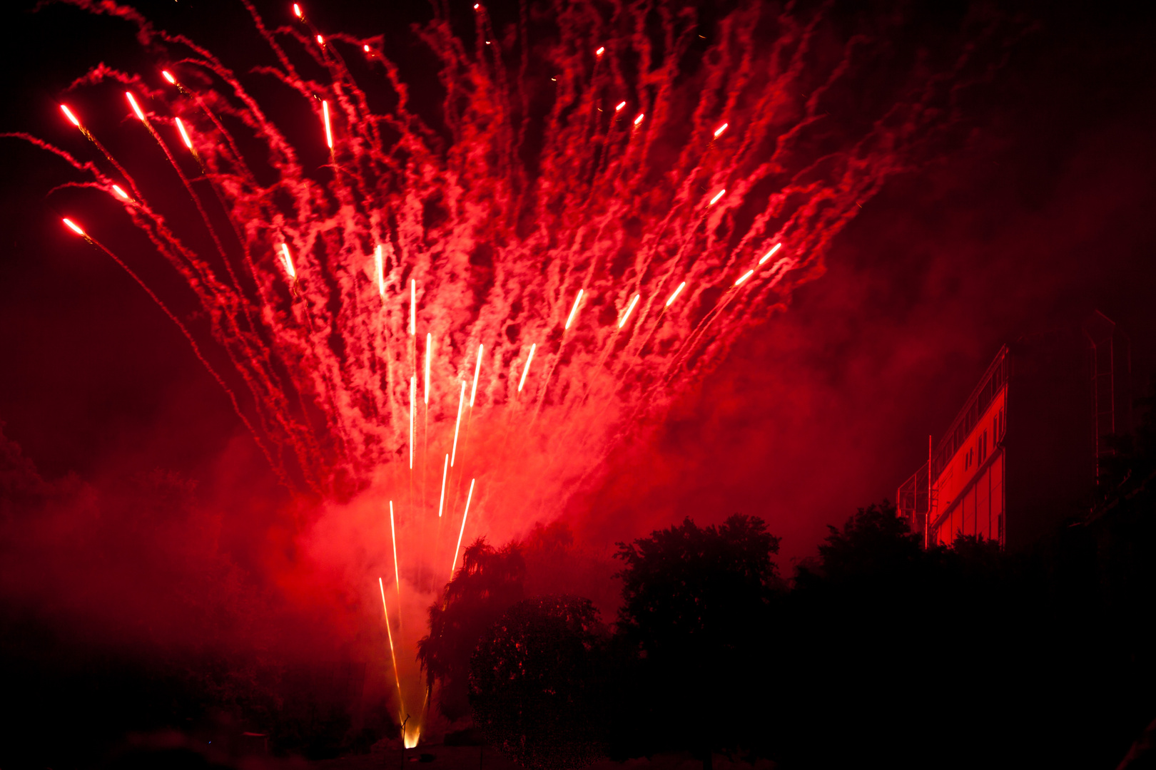 Feuerwerk im Maxipark