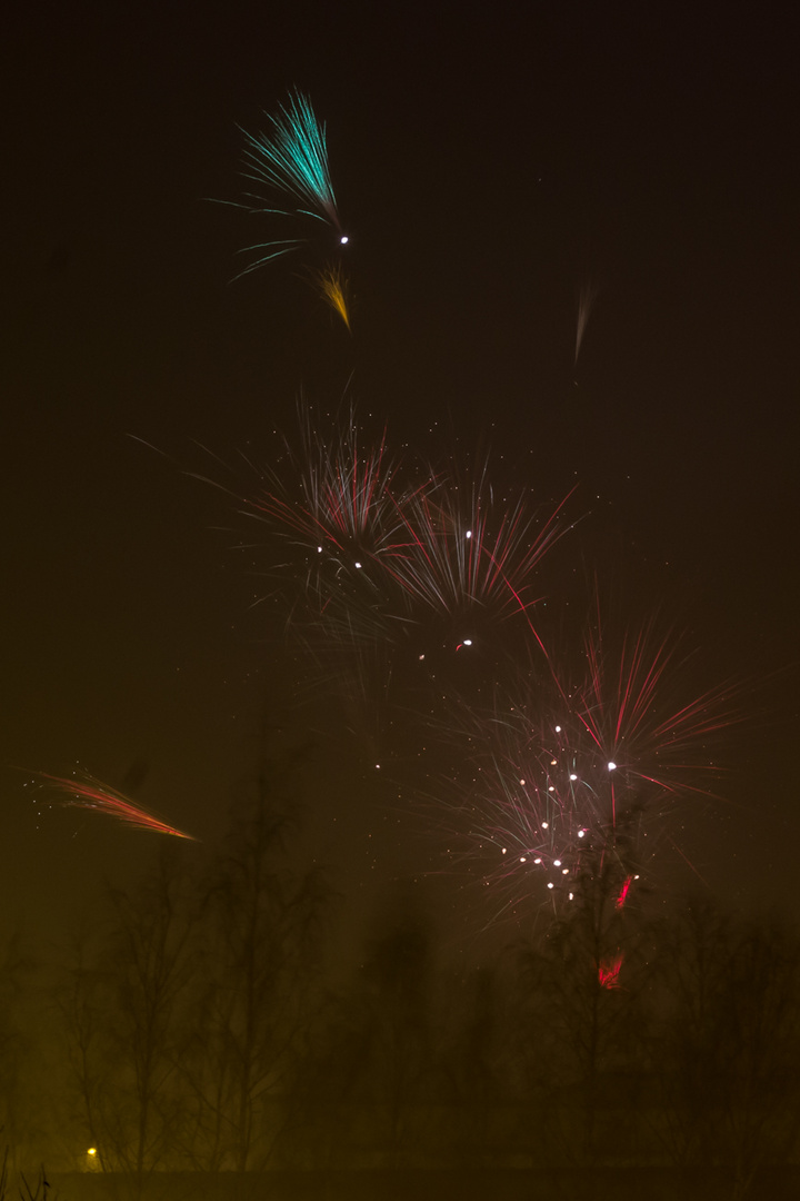 Feuerwerk im Nebel 2