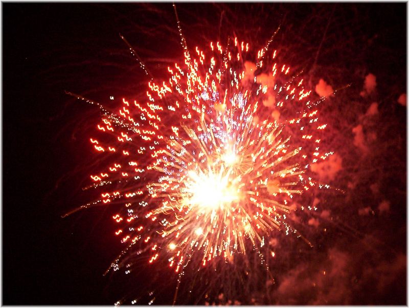 Feuerwerk im Olympiapark