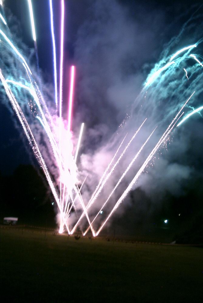 Feuerwerk im Park