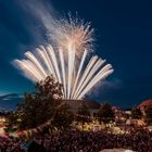 Feuerwerk im Rahmen des traditionellen Stadtfestes in Grevesmühlen