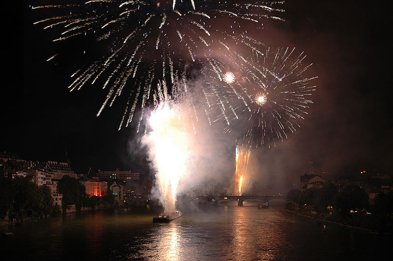 Feuerwerk in Basel 2