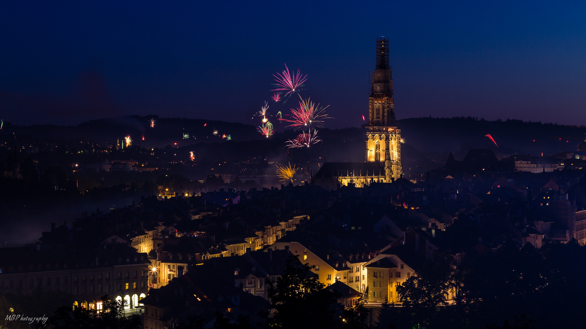 Feuerwerk in Bern