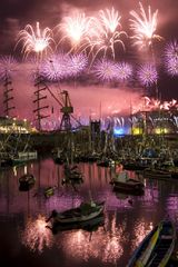 Feuerwerk in Brest