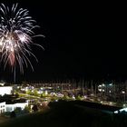 Feuerwerk in Damp