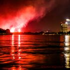 Feuerwerk in der bonner Rheinaue