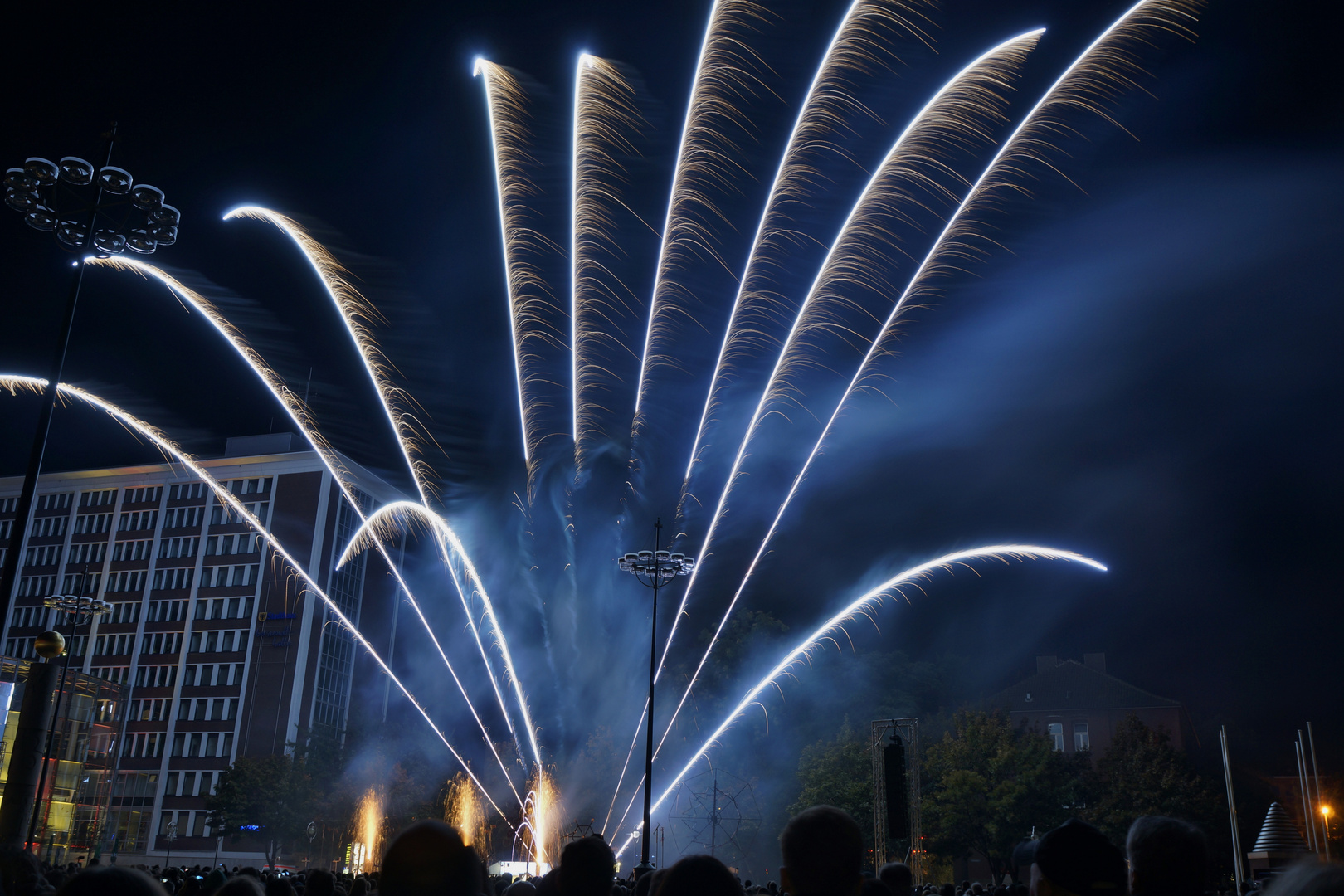 Feuerwerk in der Dortmunder City