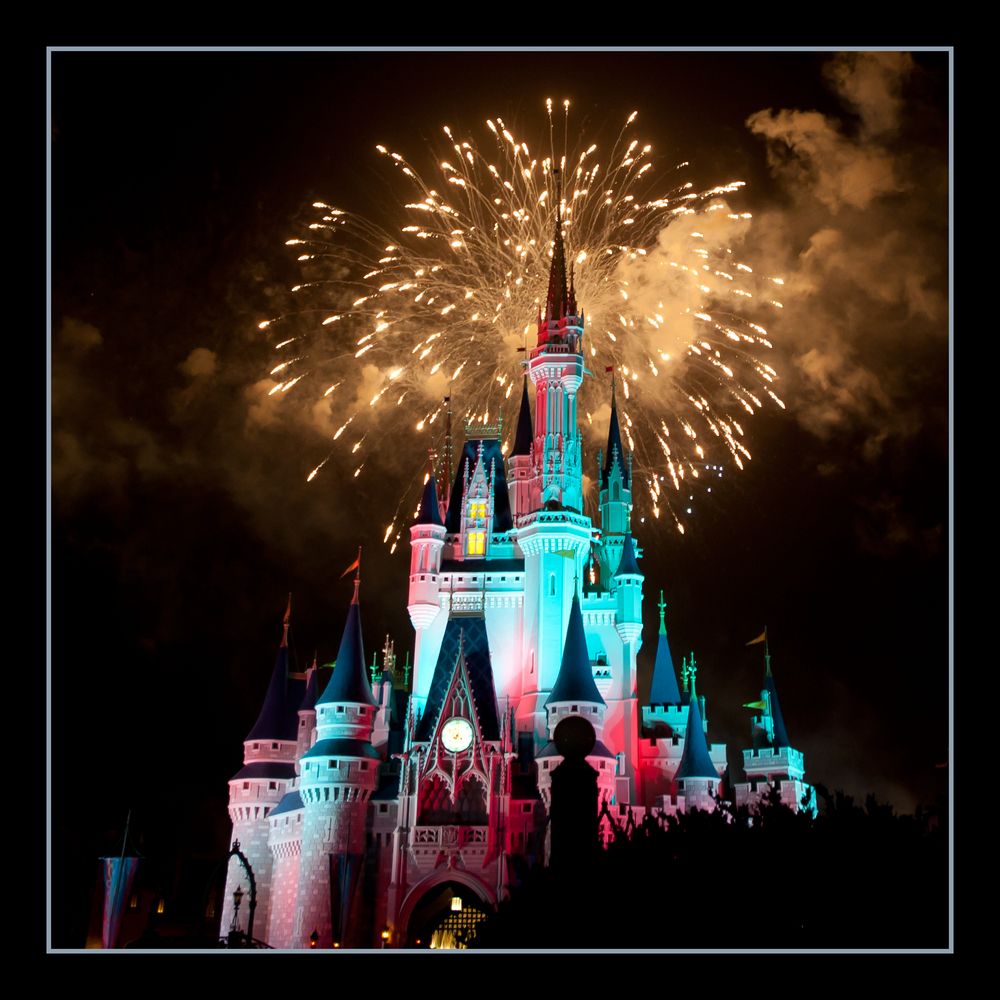 Feuerwerk in Disney World