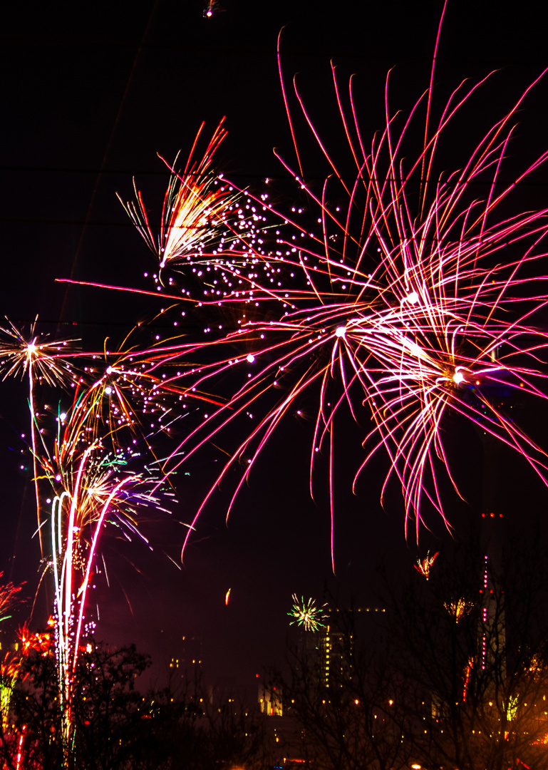 Feuerwerk in Düsseldorf