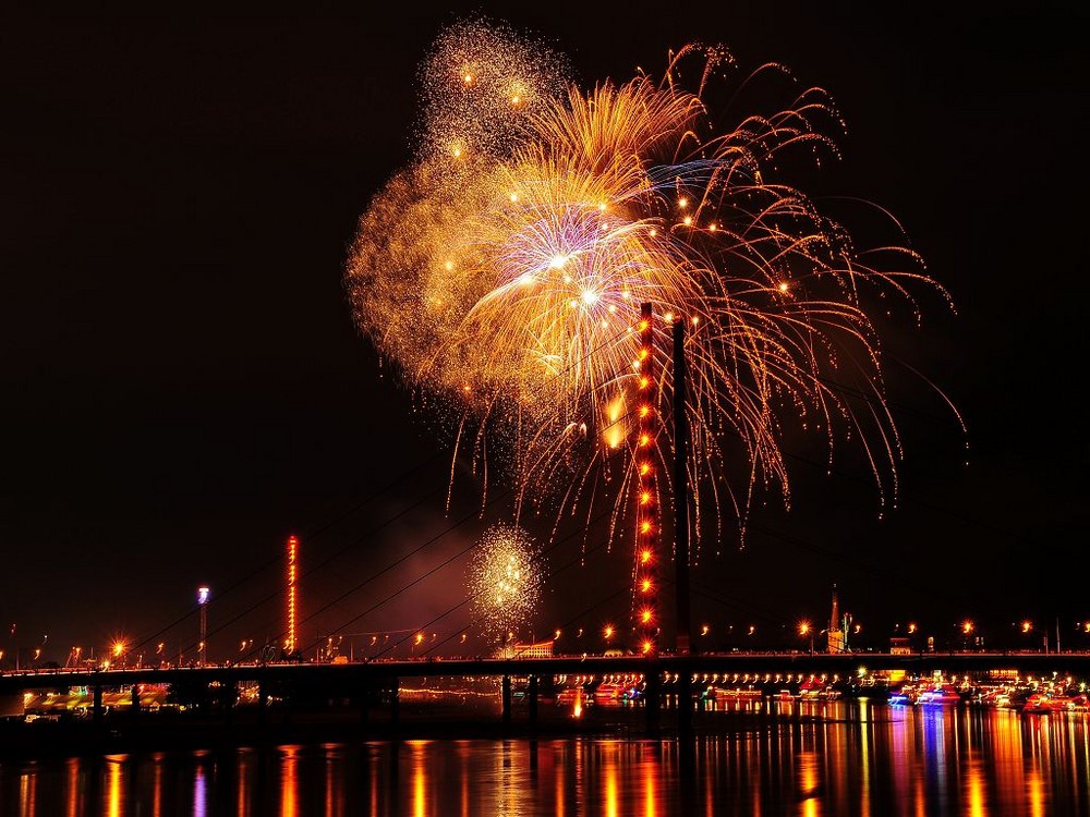 Feuerwerk in Düsseldorf