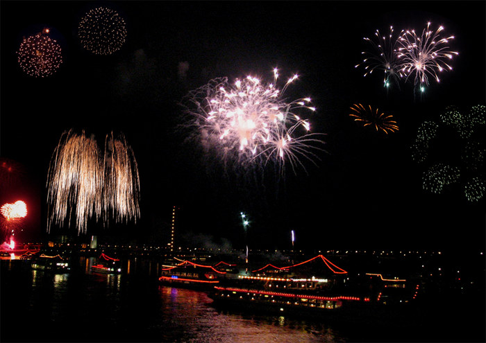 Feuerwerk in Düsseldorf