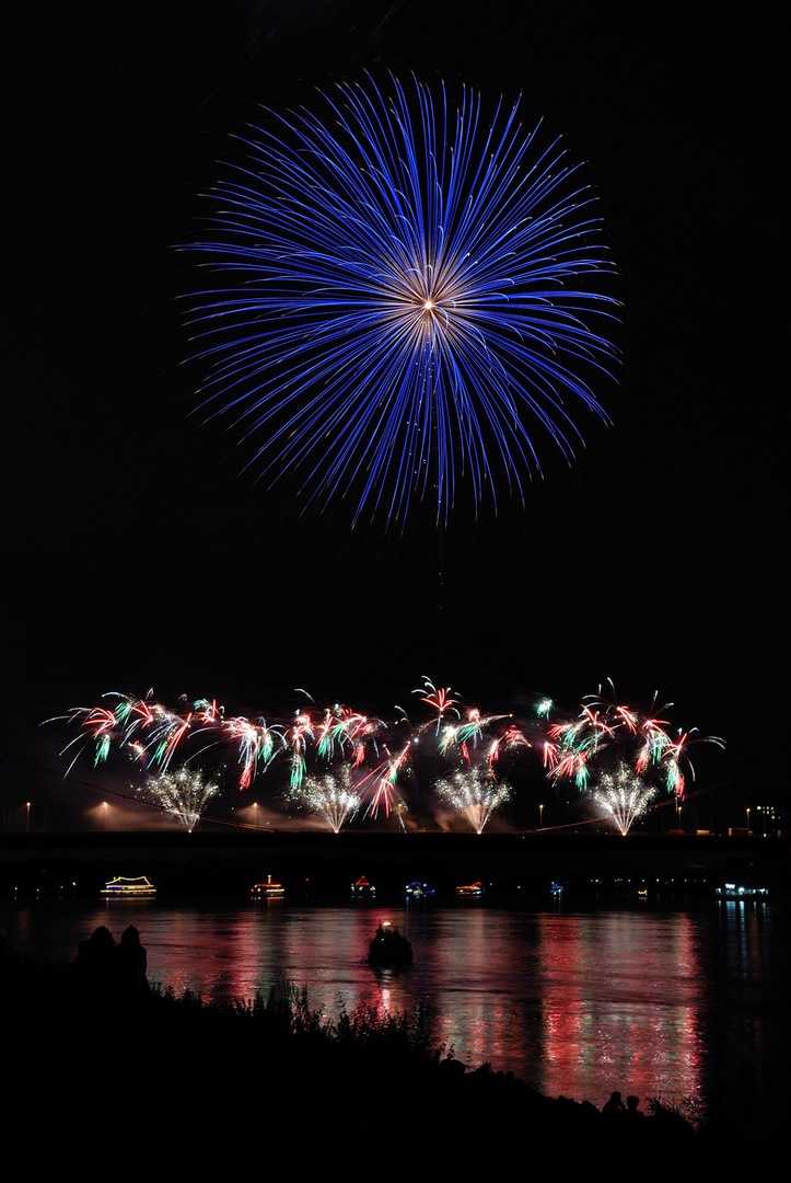 Feuerwerk in Duisburg II