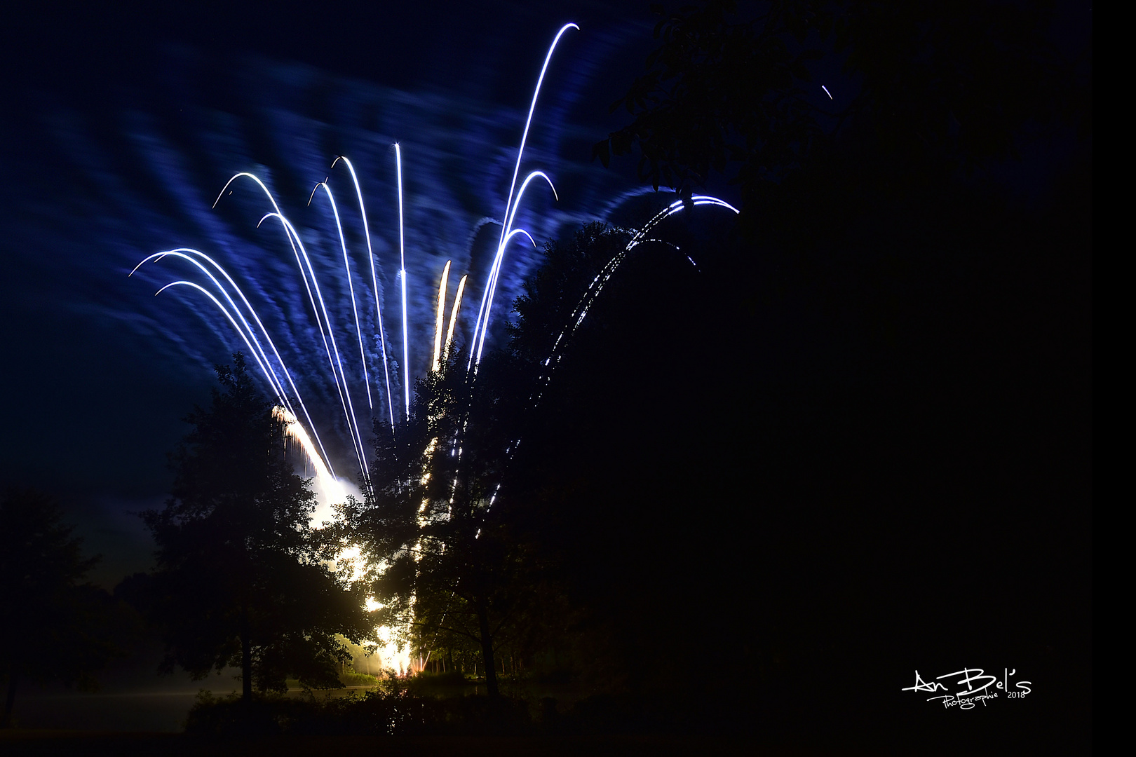 Feuerwerk in Eceueillé 14. Julie