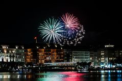 Feuerwerk in Hamburg