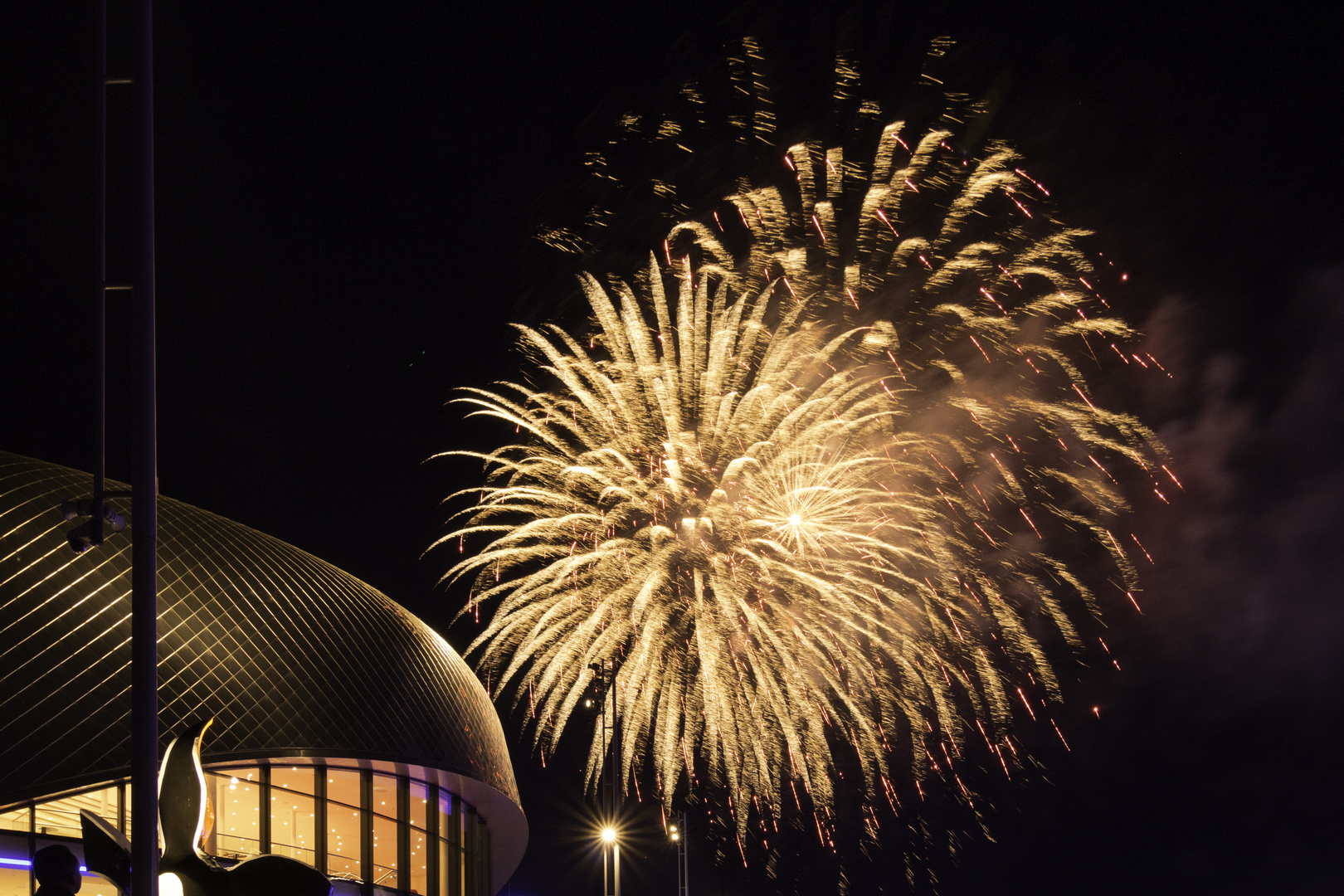 Feuerwerk in Hamburg