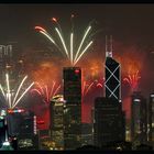 Feuerwerk in Hongkong