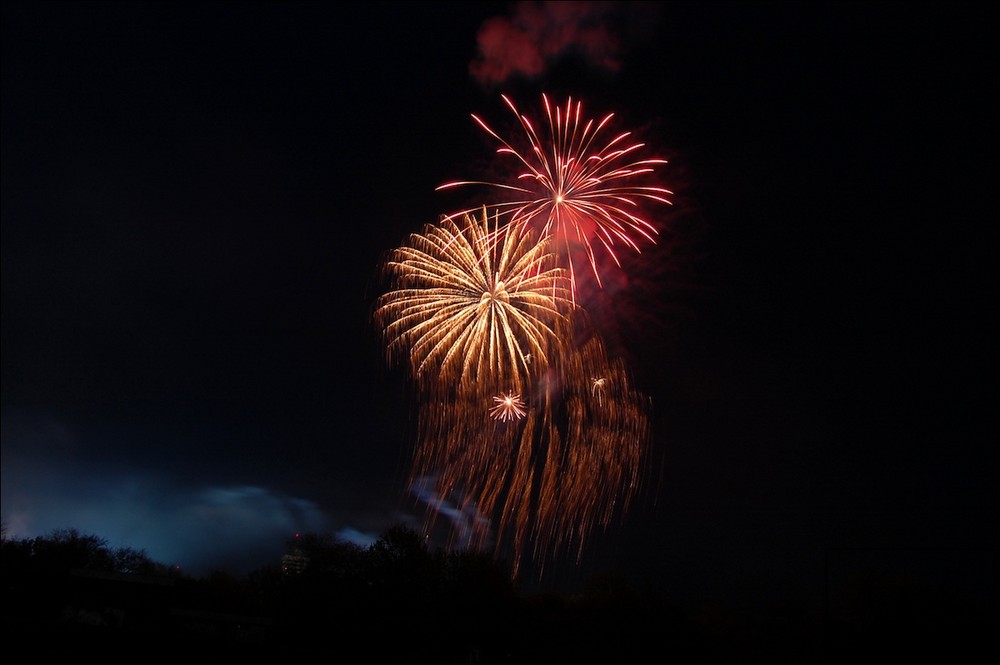 Feuerwerk in Itzehoe 2008