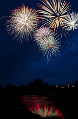 Feuerwerk in Itzehoe die Komposition