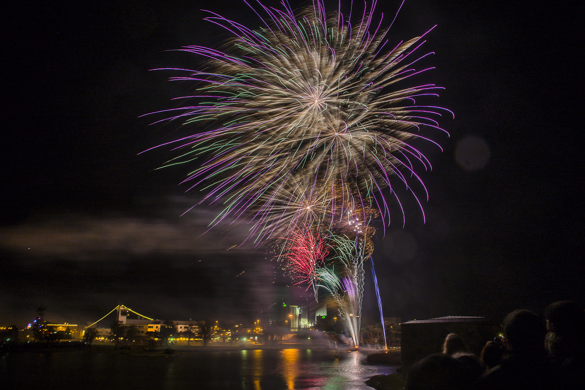 Feuerwerk in Kalmar